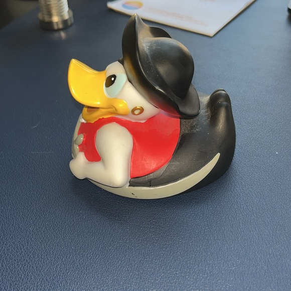 Vintage Disney Parks Pirates of the Caribbean Pirate Donald Duck Rubber Ducky - Picture 5 of 6